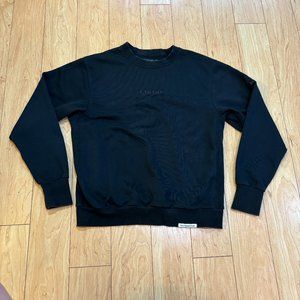 Los Angeles Lakers Team Player Issued Nike NBA Crewneck Black Men's Size Medium